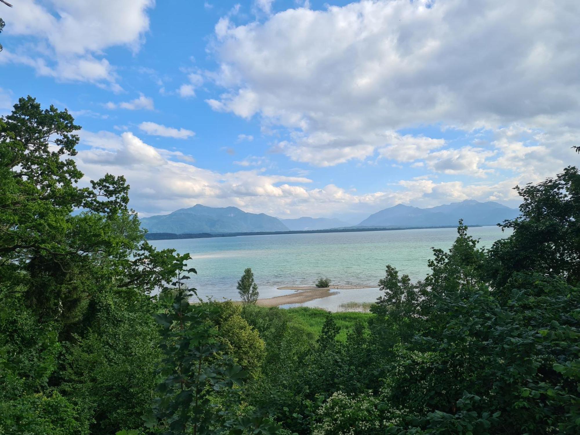 Vintage Studio Am Chiemsee Übersee Exteriör bild