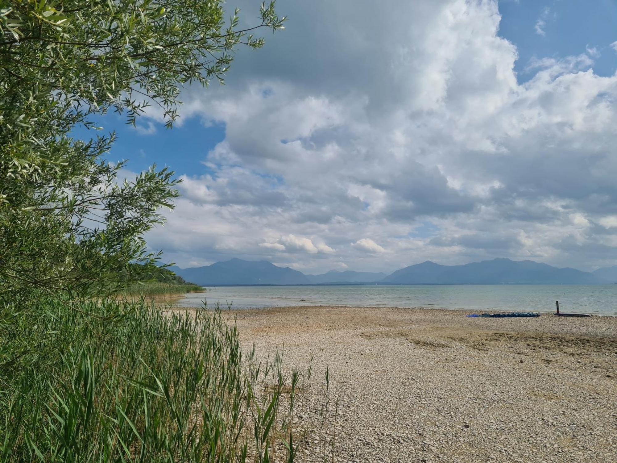 Vintage Studio Am Chiemsee Übersee Exteriör bild